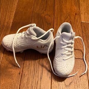 Under Armour Kids White cleats
